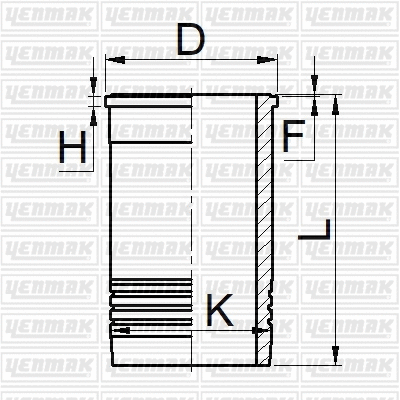 Cylinder Sleeve (51-05275-000)