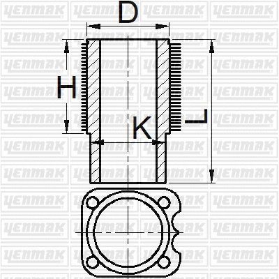 Cylinder Sleeve (51-95512-000)