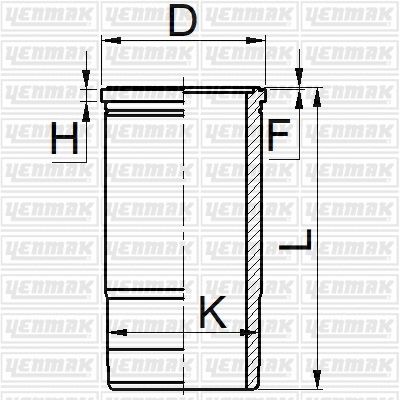 Cylinder Sleeve (51-06086-000)