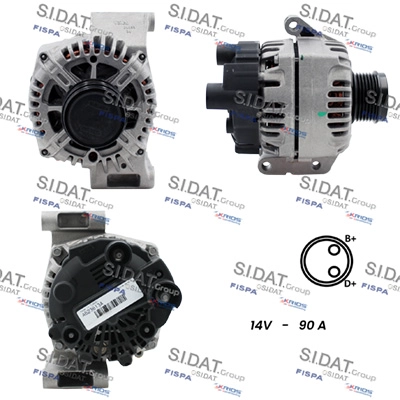 Alternator (A12VA0001)