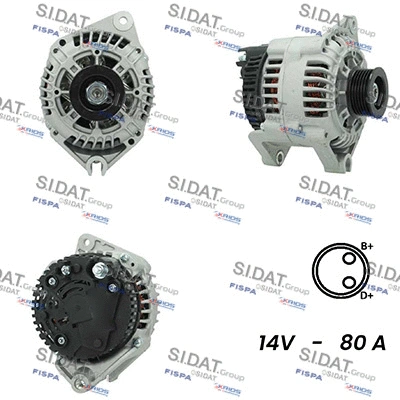 Alternator (A12VA0800)