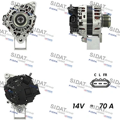 Alternator (A12VA0822A2)