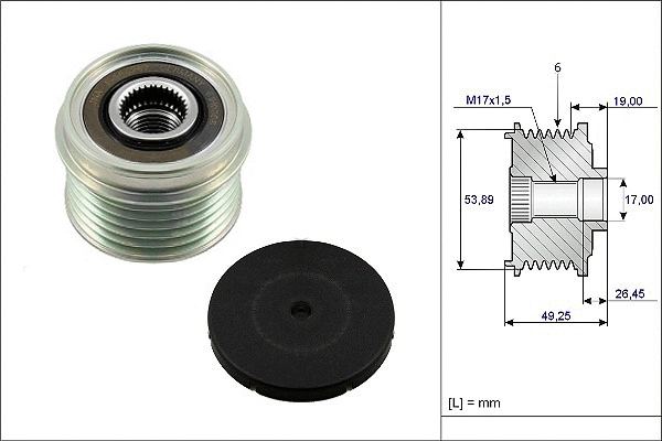 Alternator Freewheel Clutch (455230)