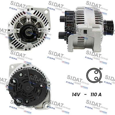 Alternator (A12VA0038A2)