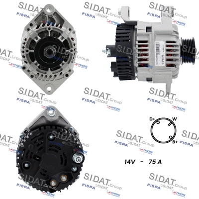 Alternator (A12VA1295A2)