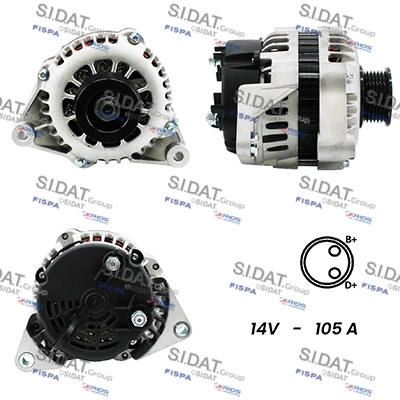 Alternator (A12DR0109A2)