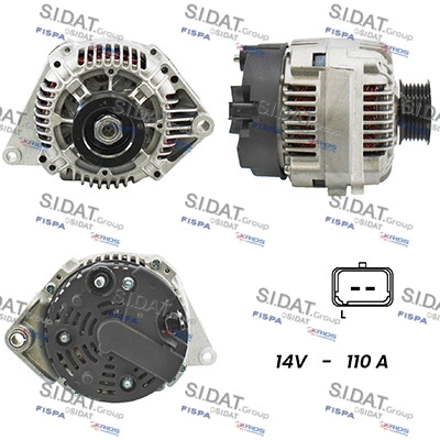Alternator (A12VA1014A2)