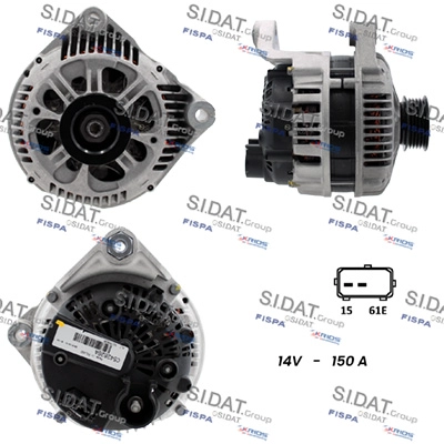 Alternator (A12VA0136)