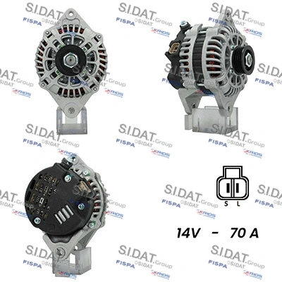 Alternator (A12VA0525A2)