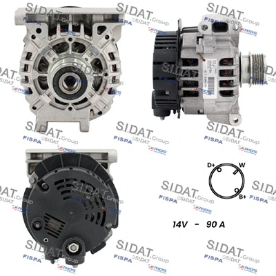 Alternator (A12VA0271)