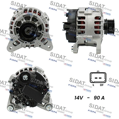Alternator (A12VA0425A2)