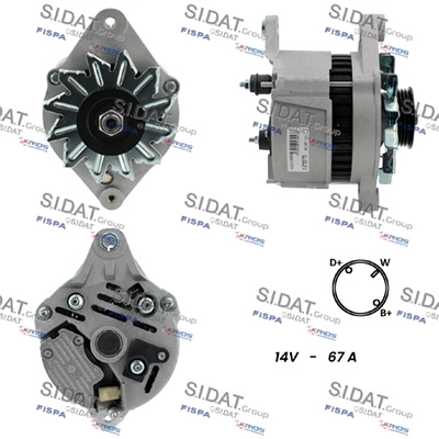 Alternator (A12LU1282A2)