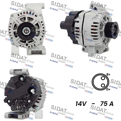 Alternator (A12VA0919A2)