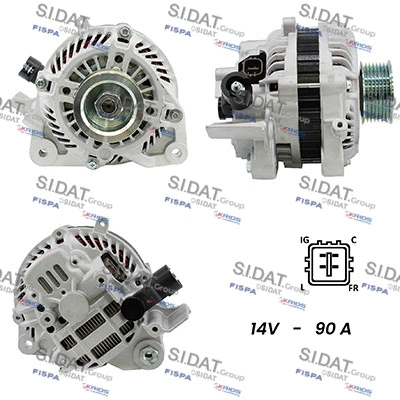 Alternator (A12MH0625A2)