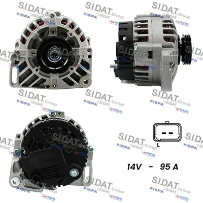 Alternator (A12VA1015A2)