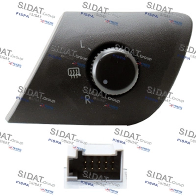 Switch, exterior rearview mirror adjustment (640451A2)