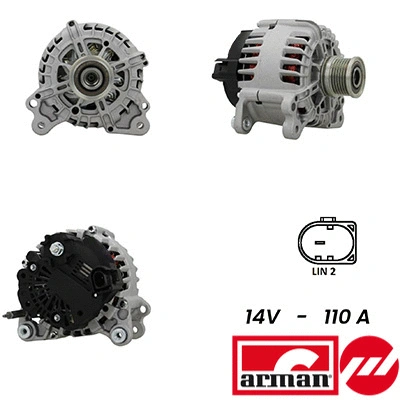 Alternator (A12VA0534AS)