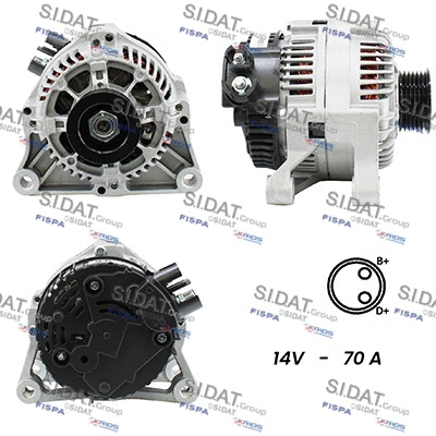 Alternator (A12VA0075A2)
