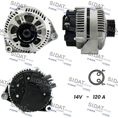 Alternator (A12VA0802A2)