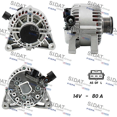 Alternator (A12VS0021A2)
