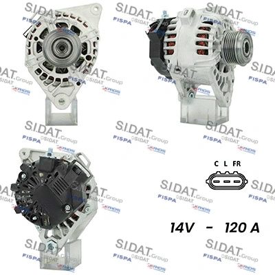 Alternator (A12VA0821)