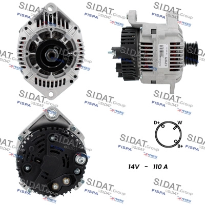 Alternator (A12VA1291A2)