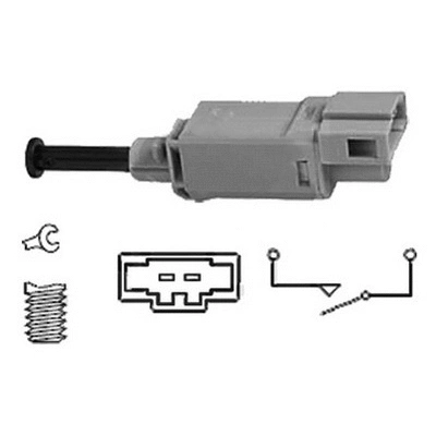 Switch, clutch control (cruise control) (5.140075)
