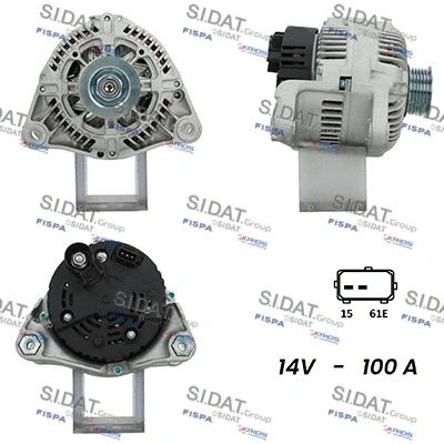 Alternator (A12VA0506A2)
