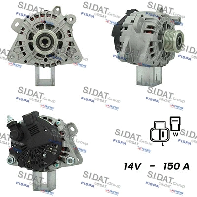 Alternator (A12VA0678)