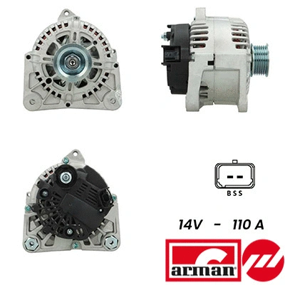 Alternator (A12VA1025AS)