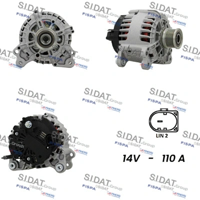 Alternator (A12VA0534)
