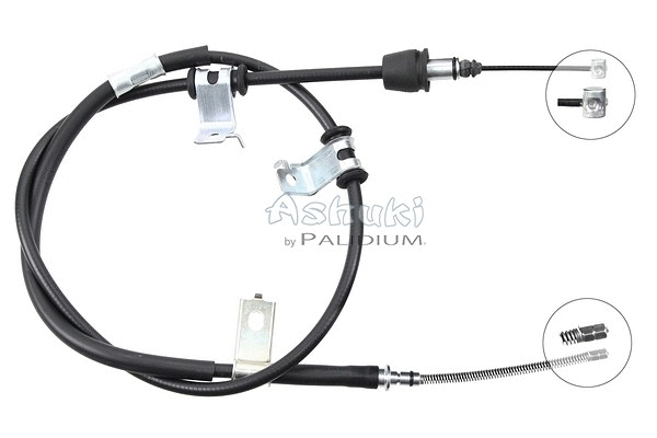 Cable Pull, parking brake (ASH3-1401)