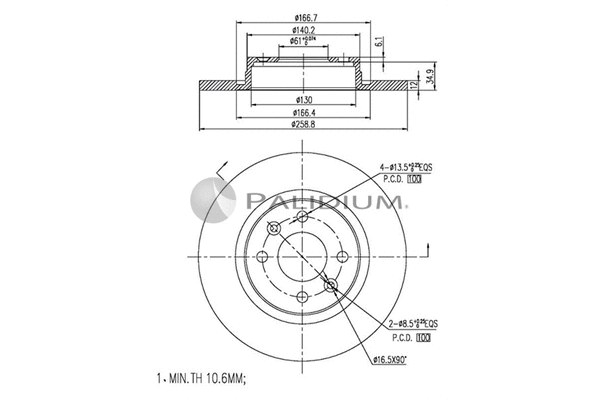 Brake Disc (P330-015)