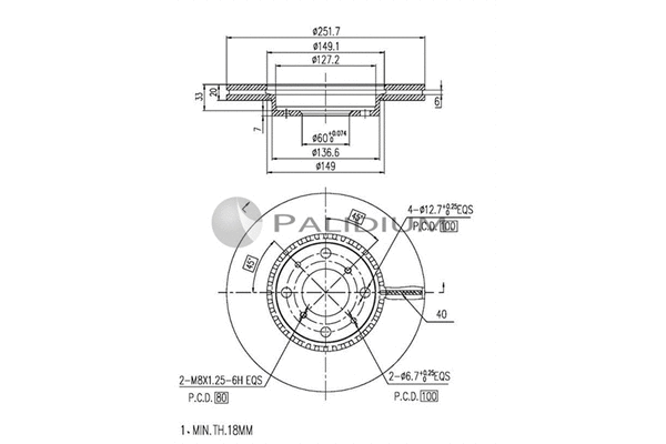 Brake Disc (P330-022)