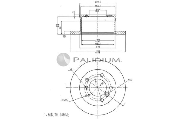 Brake Disc (P330-129)