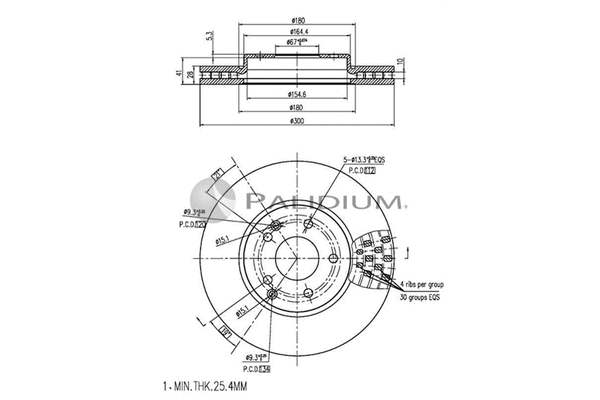 Brake Disc (P330-236)