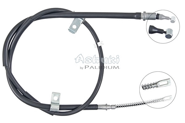 Cable Pull, parking brake (ASH3-1130)