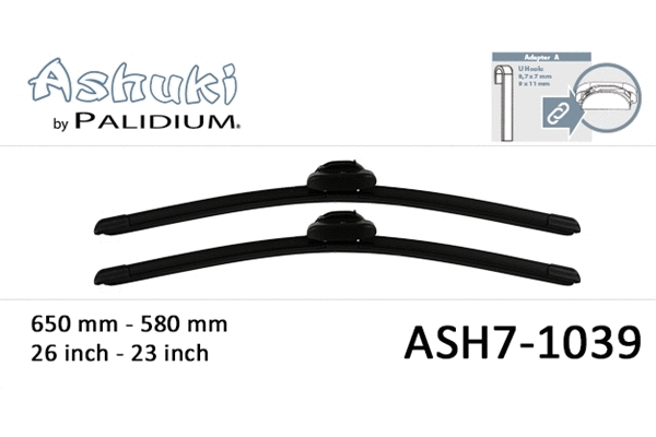 Wiper Blade (ASH7-1039)