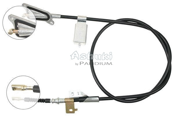 Cable Pull, parking brake (ASH3-1790)