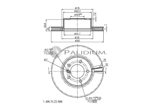 Brake Disc (P330-083)