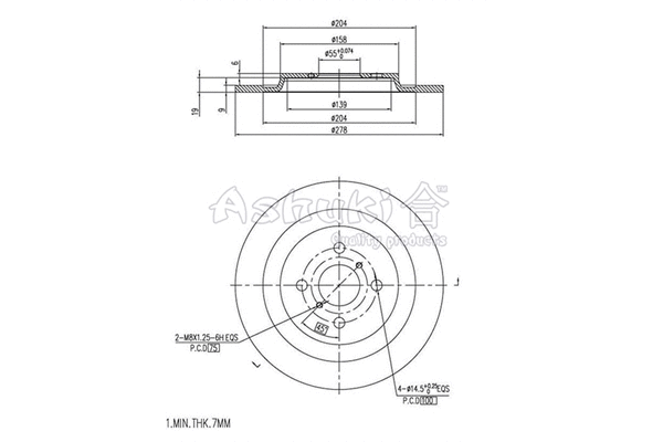 Brake Disc (T603-38)
