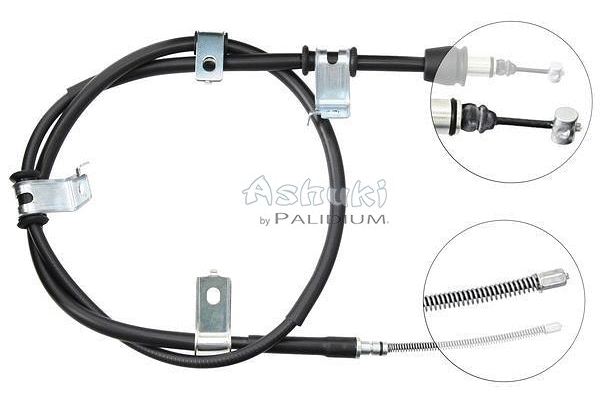 Cable Pull, parking brake (ASH3-1653)