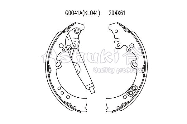Brake Shoe Set (T113-89)