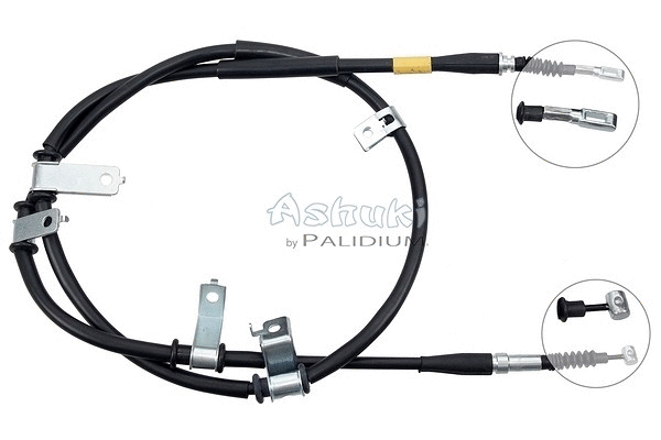 Cable Pull, parking brake (ASH3-1610)