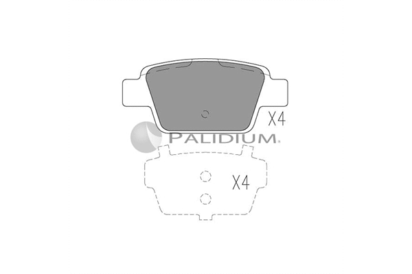 Brake Pad Set, disc brake (P1-1065)