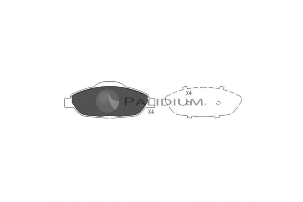 Brake Pad Set, disc brake (P1-1082)
