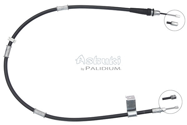 Cable Pull, parking brake (ASH3-1781)
