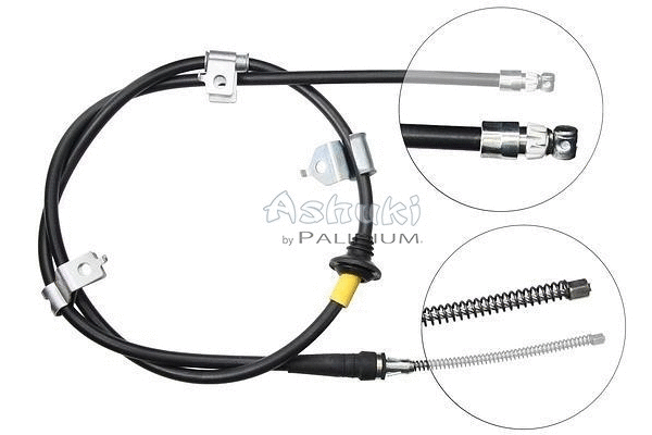 Cable Pull, parking brake (ASH3-1694)