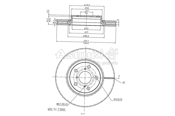 Brake Disc (0990-9512)