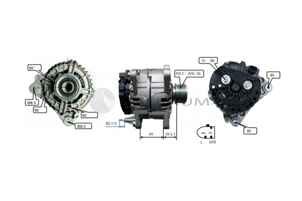Alternator (PAL17-2004)